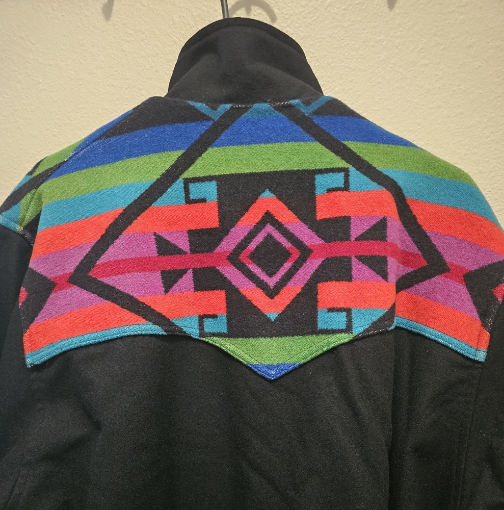 Pendleton Vintage Blue Patterned Men's Jacket Siz… - image 4